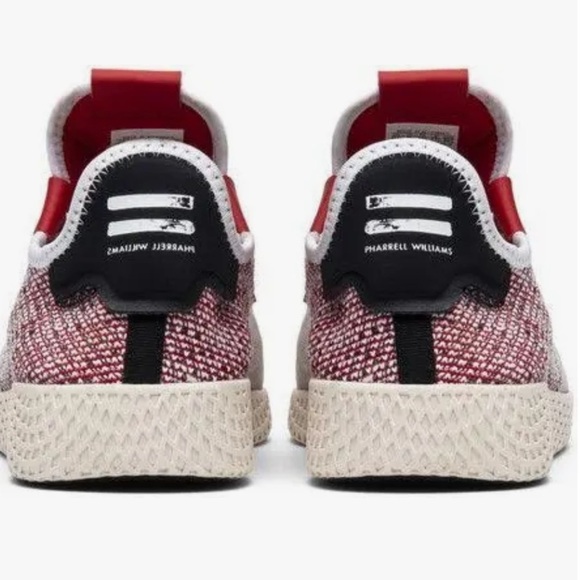 $159 NEW! - Adidas Pharrell Scarlet - Tennis HU v2 - 10.5 - Picture 9 of 12